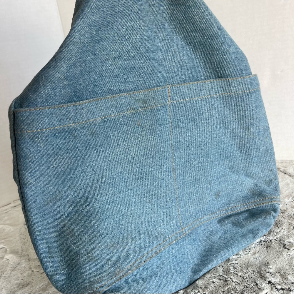 ROUROU Denim Shoulder Bag - Women's Hobo Tote Canvas Crossbody Bag - - Picture 6 of 12